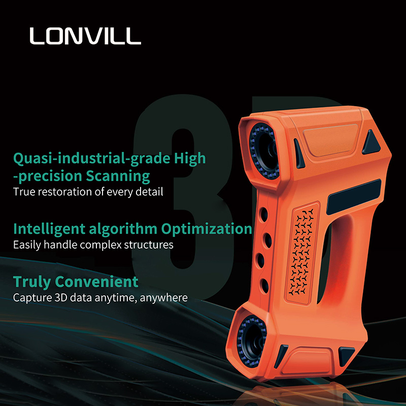 LONVILL Handheld 3D Scanning T - Handheld 3D Scanner High Precision ulasan dan harga