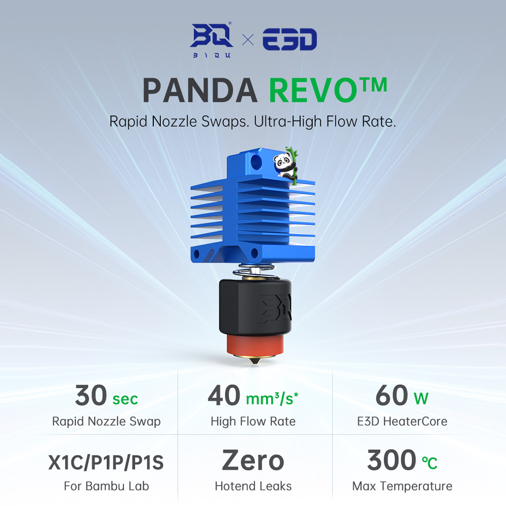 BIGTREETECH Panda revo P1 X1 H - High Flow Ceramic Hotend ulasan dan harga