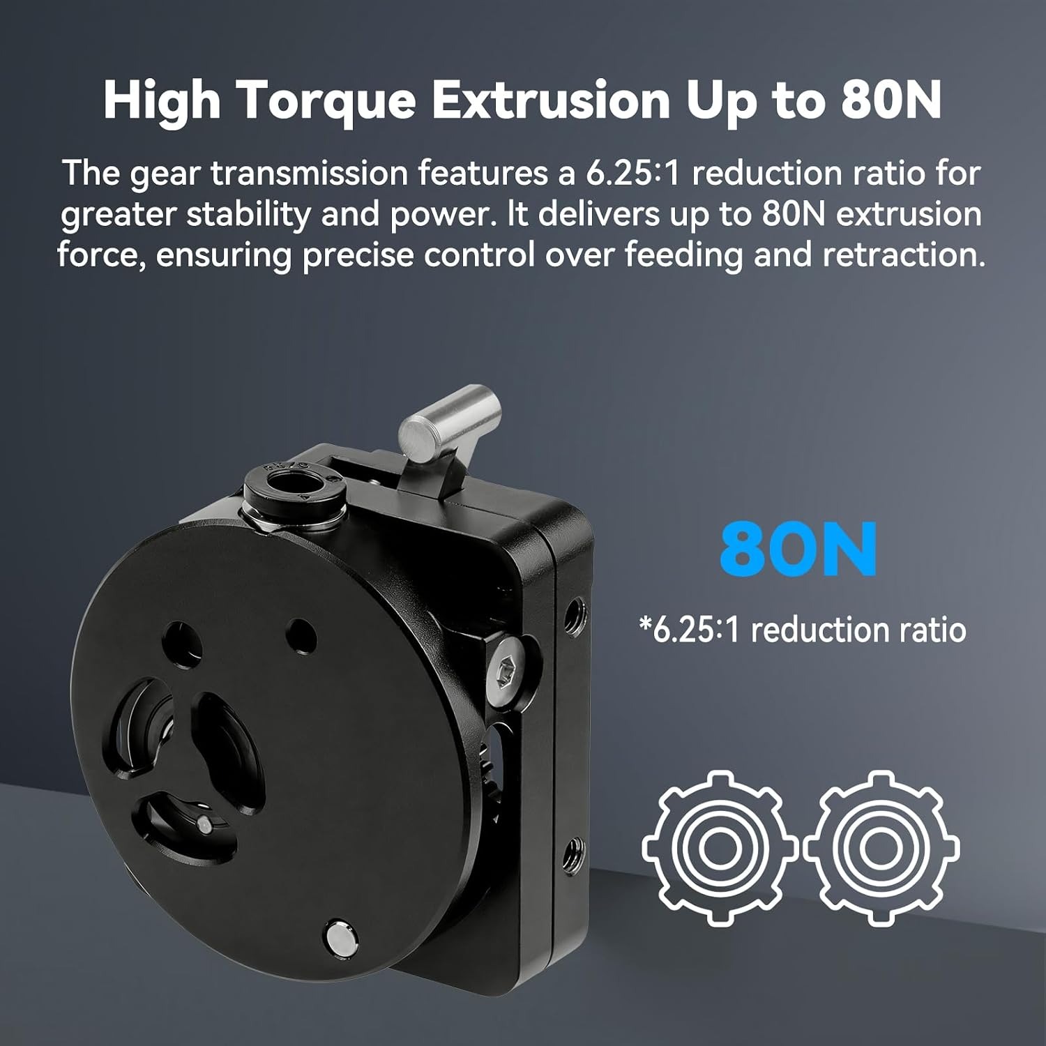 K1/K1 Max/K1C/SE Extruder, Upg - Direct Drive Dual Gear Extruder High Speed ulasan dan harga