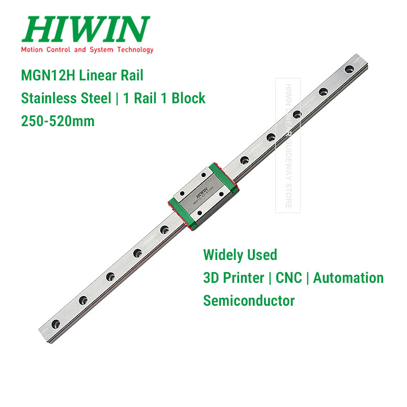 HIWIN MGN12H Z1 HIWIN MGN12 Li - Linear Rail Mgn12H Set ulasan dan harga