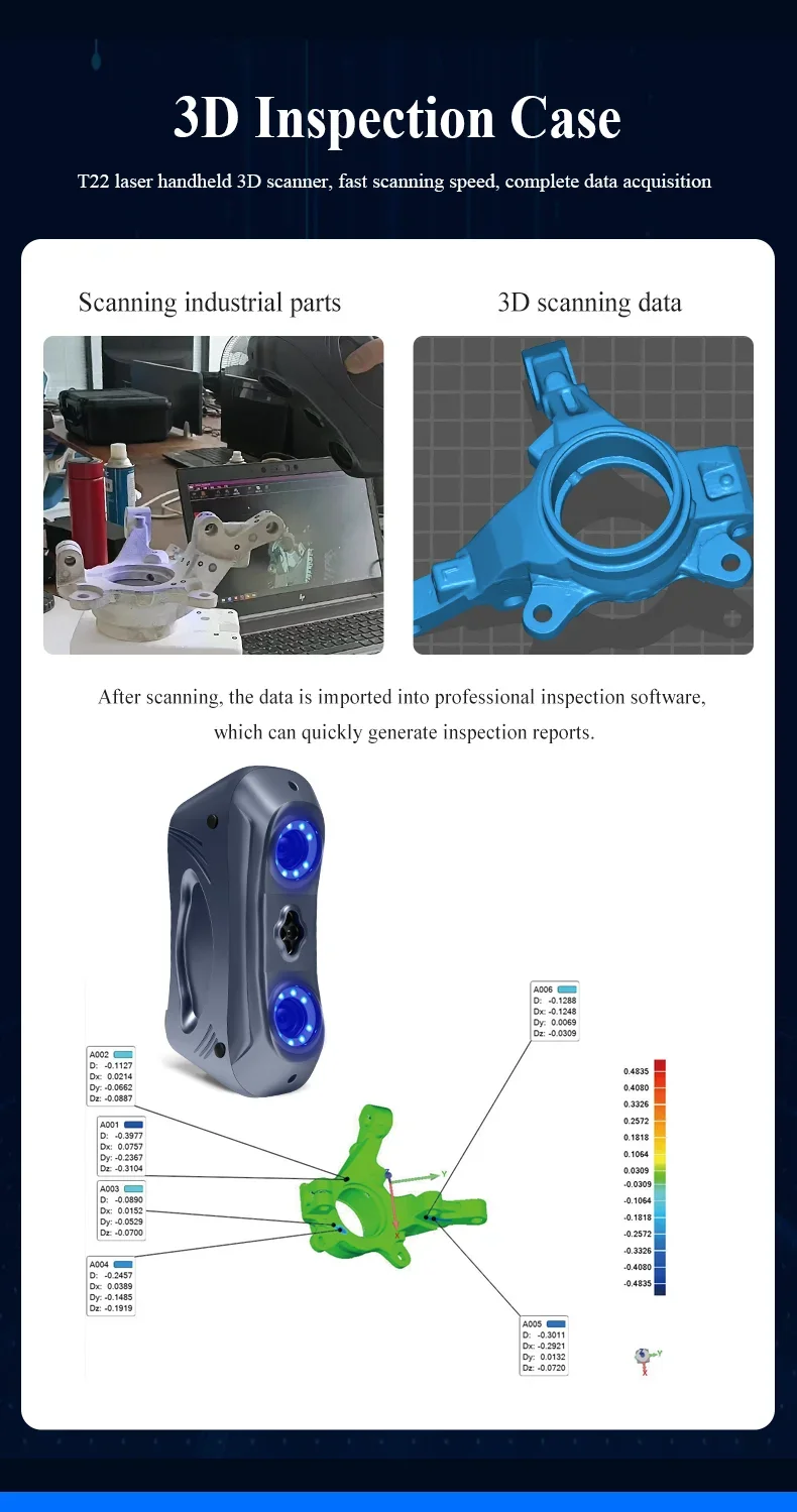 2026 Premium  Commercial high  - Handheld 3D Scanner High Precision ulasan dan harga